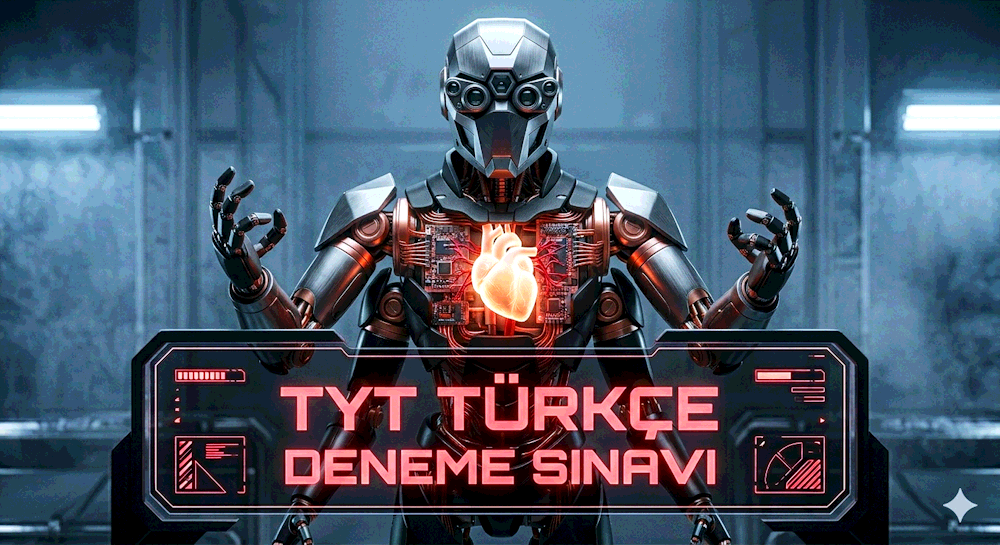 Yapay Zeka AI tarafından son 5 yılın TYT Türkçe sınavlarında çıkmış soruların referans alınarak soru kökünün ve senaryosunun aynı kalmak şartıyla benzer sorulardan üretilen orijinal test